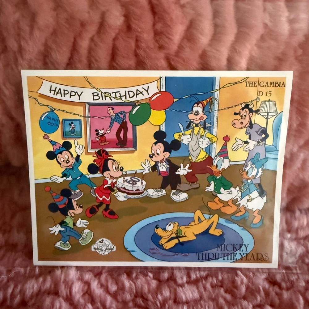 Mickey Mouse Collectible Stamp Sheets - 3 - Picture 4 of 5